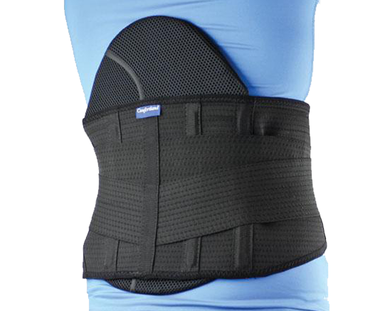 Elastic Back Brace with Rigid Removable Tall Back Panel
